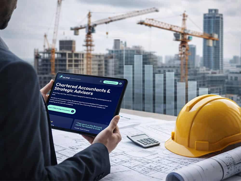 Accounting and cash-flow forecasting for construction companies